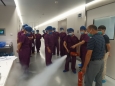 麻醉科中心手术部东院院区开展消防灭火应急疏散演练