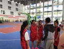 作为篮球教练带队参加贵州黔东南州青少年篮球锦标赛执教现场